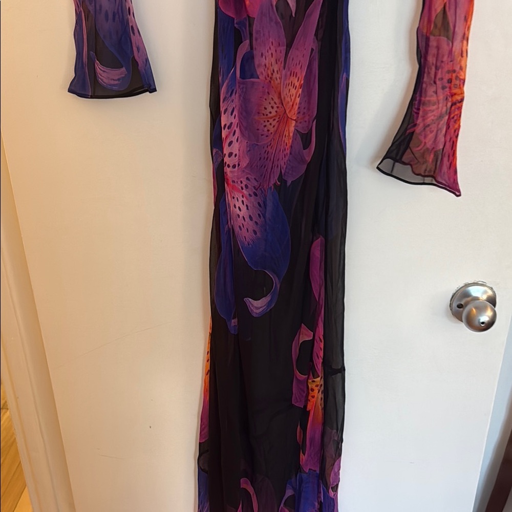 Retrofête VIENNA SILK DRESS coverup / dress - worn once - Picture 13 of 13